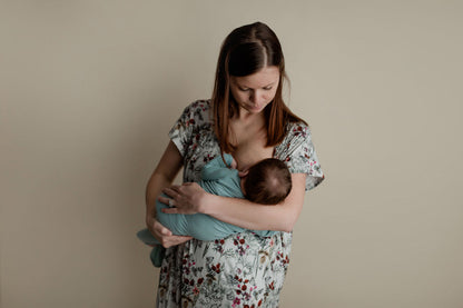 Floral Mommy Labor and Delivery Nursing Hospital Gown by Three Little Tots