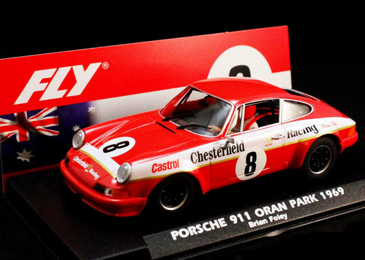 Fly Porsche 911 Oran Park 1969 Brian Foley Flyslot Slot Car 1/32