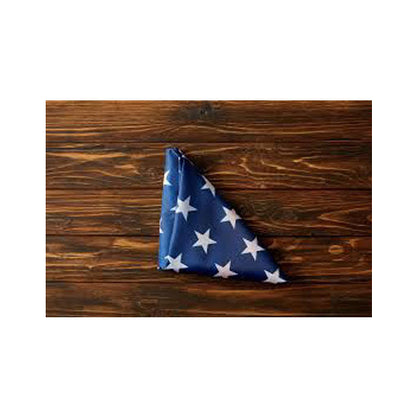 Folded American Flag Pre Folded American Flag - American made flags and hand folded by veterans.