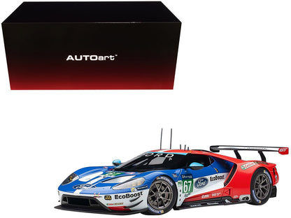 Ford GT #67 Harry Tincknell - Andy Priaulx - Pipo Derani "Ford Chip Ganassi Team UK" 24H Le Mans (2017) 1/18 Model Car by Autoart  free shipping USA