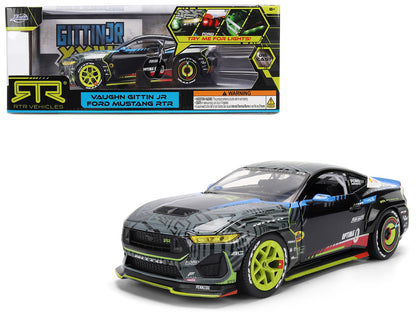 Ford Mustang RTR #25 Vaughn Gittin Jr. "Formula Drift PRO Championship" (2025) with Lights "RTR Vehicles" Series 1/24 Diecast Model Car by Jada  free shipping USA