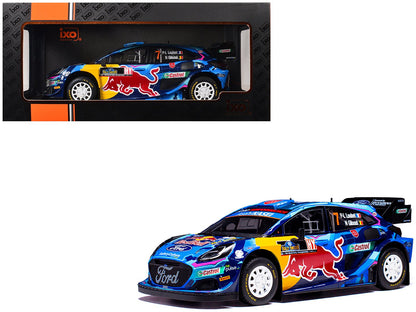 Ford Puma Rally1 #7 Pierre-Louis Loubet - Nicolas Gilsoul "Rally Sweden" (2023) 1/18 Diecast Model Car by IXO Models  free shipping USA