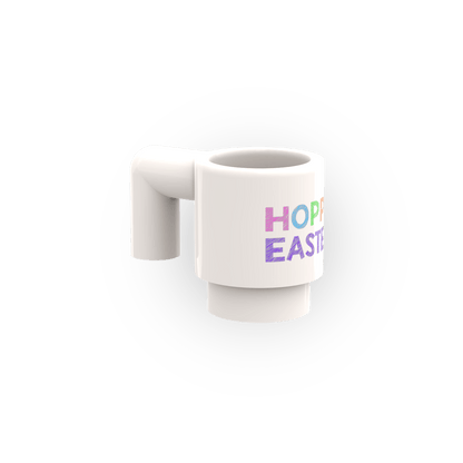 Hoppy Easter Drink Cup - Custom Printed Part - Made With a LEGO® Part