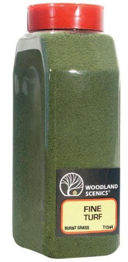 Woodland Scenics T1344 Turf Fine Burnt Grass 32 oz Train Scenery