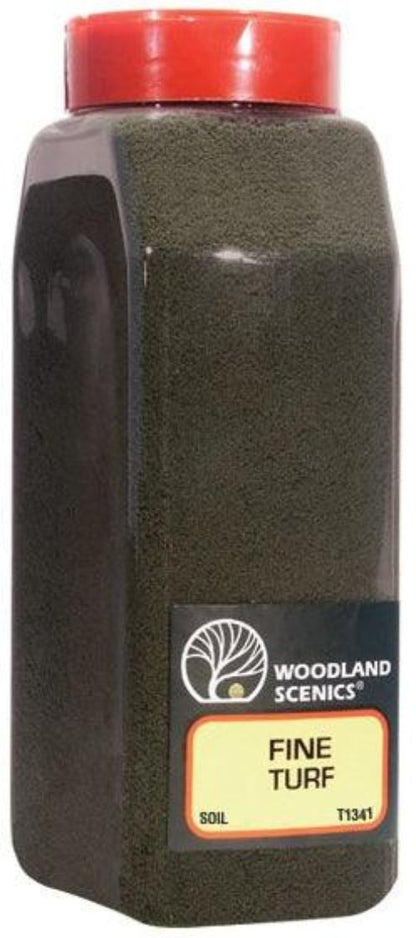 Woodland Scenics T1341 Turf Fine Soil 32 oz Train Scenery