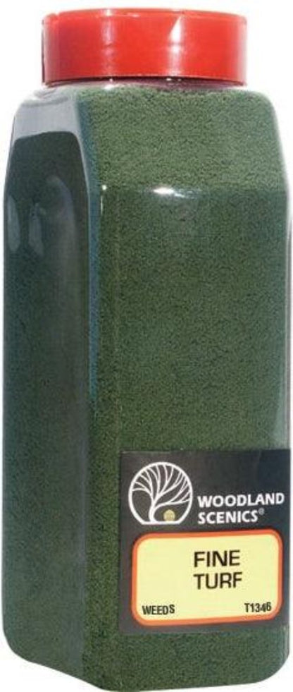 Woodland Scenics T1346 Turf Fine Weeds 32 oz Train Scenery