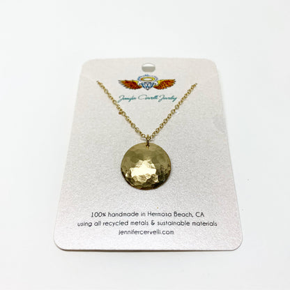 Full Moon Necklace by Jennifer Cervelli Jewelry