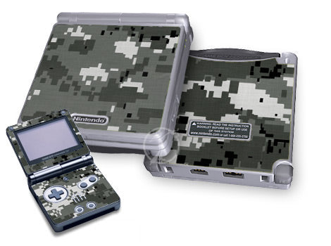 Digital Urban Camo - Nintendo GameBoy Advance SP Skin