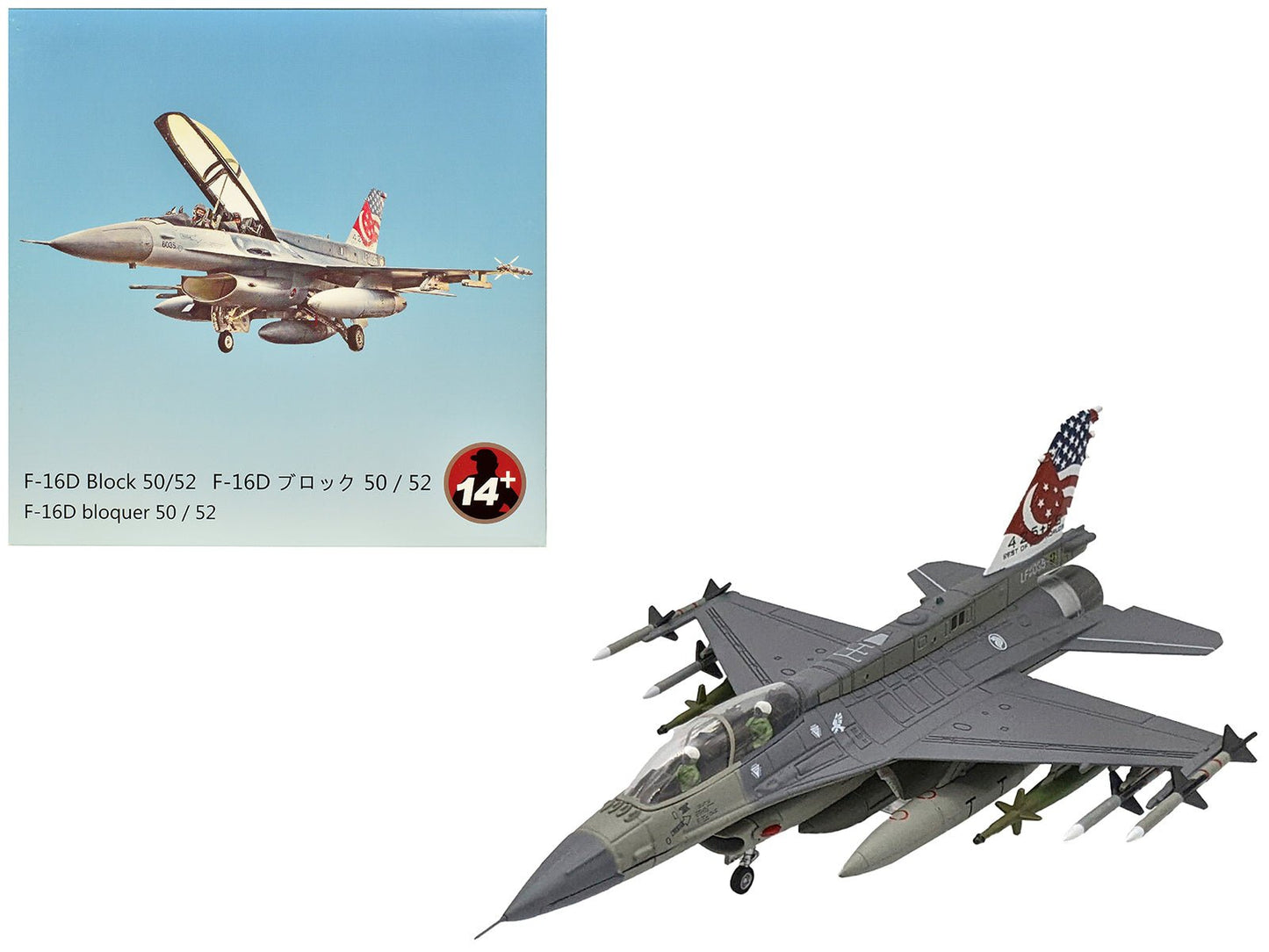 General Dynamics F-16D Fighting Falcon Fighter Aircraft "425th Fighter Squadron Best of Both Worlds Peace Carvin II 25th Anniversary Livery 56th Fighter Wing Luke AFB" (2018) United States Air Force 1/72 Diecast Model Airplane  free shipping USA