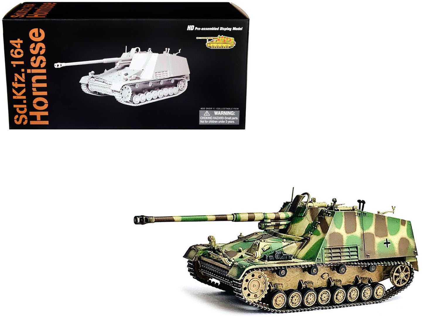 German Sd.Kfz.164 Hornisse "Nashorn" Armored Vehicle "German Army" "NEO Dragon Armor" Series 1/72 Plastic Model by Dragon Models  free shipping USA