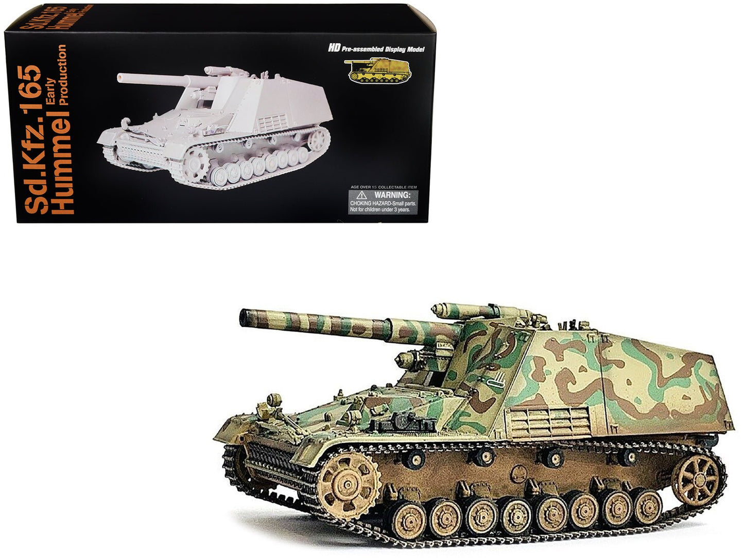 German Sd.Kfz.165 Hummel Self-Propelled Gun V2 "Early Production German Army" "NEO Dragon Armor" Series 1/72 Plastic Model by Dragon Models  free shipping USA