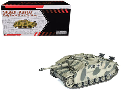 Germany StuG.III Ausf.G Early Production Tank with Schurzen #201 "StuG Brigade 242 Italy" (1943) "NEO Dragon Armor" Series 1/72 Plastic Model by Dragon Models  free shipping USA