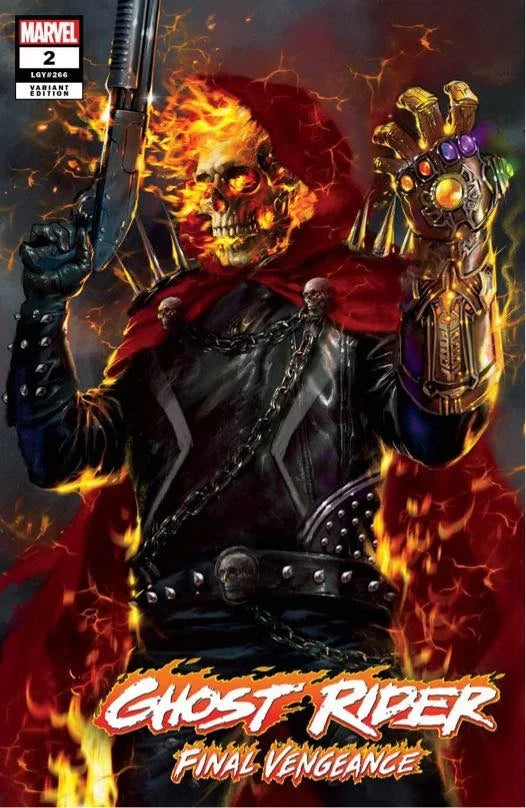 GHOST RIDER: FINAL VENGEANCE #2 (LUCIO PARRILLO EXCLUSIVE TRADE/VIRGIN VARIANT SET)(1ST RED HOOD GHOST RIDER)