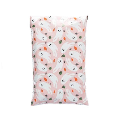 Ghosts Halloween Poly Mailers Size 6x9 Shipping Bags