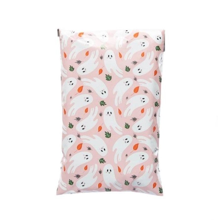 Ghosts Halloween Poly Mailers Size 6x9 Shipping Bags