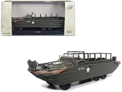GMC DUKW Amphibious Vehicle Olive Drab "United States Army" 1/43 Diecast Model by Militaria Die Cast  free shipping USA