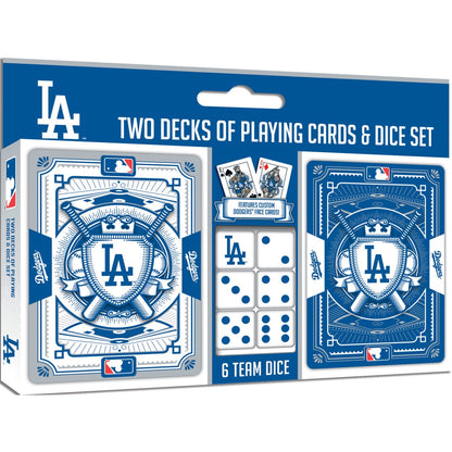 Los Angeles Dodgers - 2-Pack Playing Cards & Dice Set by MasterPieces Puzzle Company INC