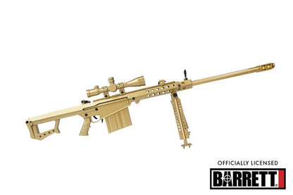 GoatGuns 1/3 Scale Die Cast Barrett .50Cal Sniper Rifle Model, Gold 50-GOLD