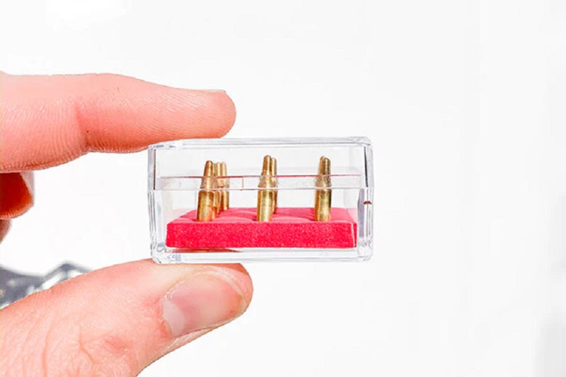 GoatGuns Mini AR Dummy Brass Rounds, for AR15 Models AR-ROUNDS