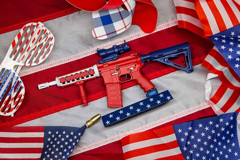 GoatGuns 1/3 Scale Die Cast AR15 Desktop Model, USA AR-USA