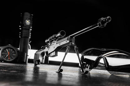 GoatGuns 1/4 Scale Die Cast Sniper Rifle Model Black SR-BLACK