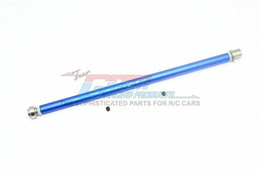 GPM RUS4025S-Blue STAINLESS STEEL+ALUMINUM CENTER DRIVE SHAFT Traxxas Rustler 4x4 / HOSS
