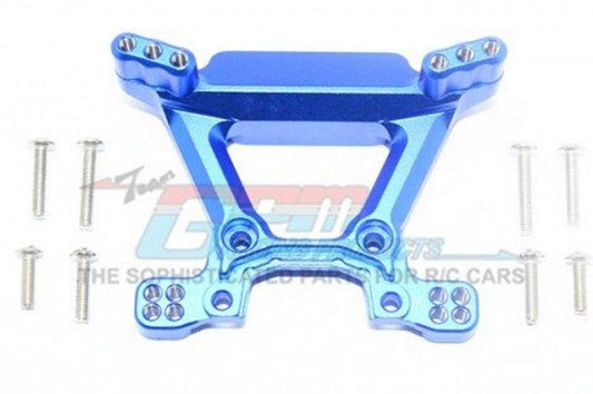 Gpm RUS4028-B Aluminum Front Shock Tower Blue Traxxas 1/10 Rustler