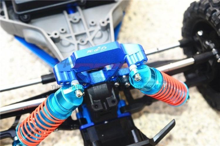 Gpm RUS4028-B Aluminum Front Shock Tower Blue Traxxas 1/10 Rustler