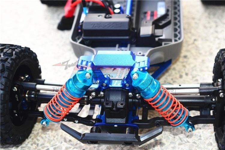 Gpm RUS4028-B Aluminum Front Shock Tower Blue Traxxas 1/10 Rustler