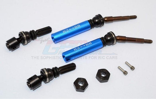 Gpm Steel+Aluminum Rear CVD Drive Shaft Blue Traxxas Slash 4X4 Stampede 4X4