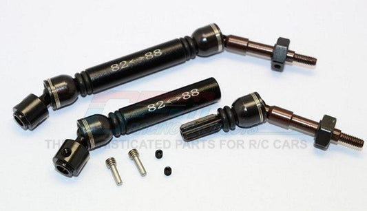 Gpm Steel+Aluminum Rear CVD Drive Shaft Black Traxxas Slash 4X4 Stampede 4X4