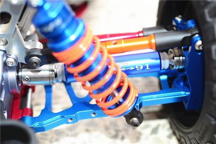 Gpm Stainless Steel 304+Aluminum Front CVD Drive Shaft Blue Traxxas Slash 4X4
