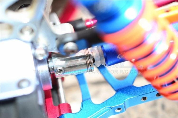 Gpm Stainless Steel 304+Aluminum Front CVD Drive Shaft Blue Traxxas Slash 4X4