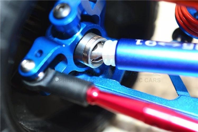 Gpm Stainless Steel 304+Aluminum Front CVD Drive Shaft Blue Traxxas Slash 4X4