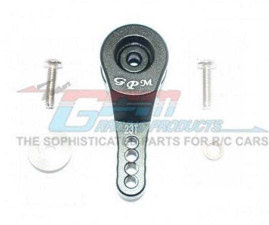 GPM Aluminum 23T Servo Horn /Built-in Spring Black Traxxas TRX-4