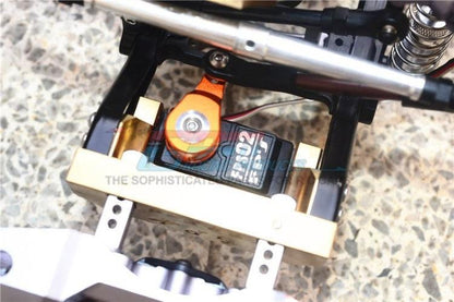 GPM Aluminum 25T Servo Horn W. Built-in Spring Blue Traxxas TRX-4