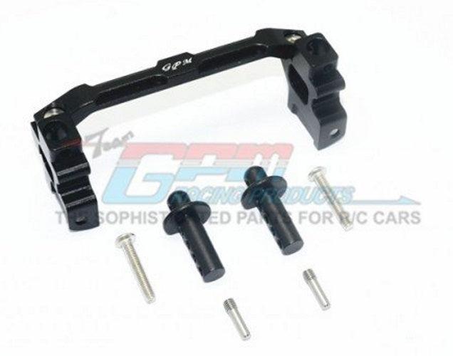 GPM TRX4201FA-BK Aluminum Front Adjustable Body Mount /Post Black Traxxas TRX4