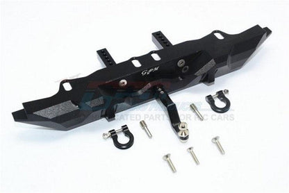 Gpm TRX4330RA-BK Aluminum Rear Bumper w/D-Rings Black Traxxas TRX4
