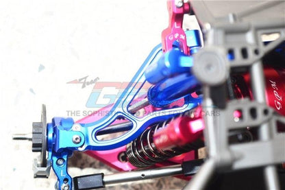 GPM Aluminum Front Upper Suspension Arm Traxxas Unlimited Desert Racer Blue