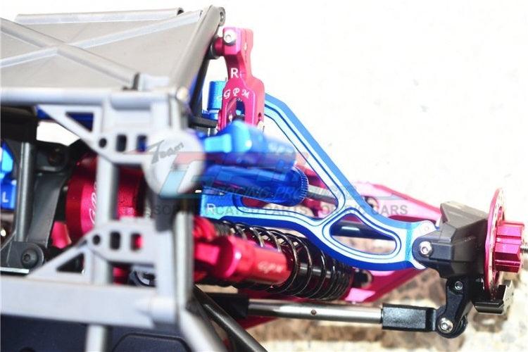 GPM Aluminum Front Upper Suspension Arm Traxxas Unlimited Desert Racer Blue