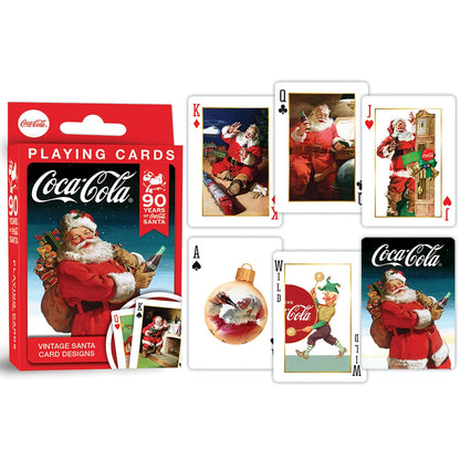 Coca-Cola Vintage Santa Playing Cards - 54 Card Deck by MasterPieces Puzzle Company INC