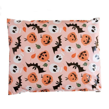 Halloween Pumpkin Poly Mailers Size 14x17 Colorful Shipping Bags