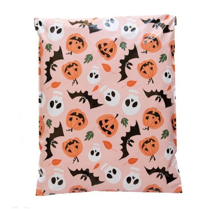 Halloween Pumpkin Poly Mailers Size 14x17 Colorful Shipping Bags