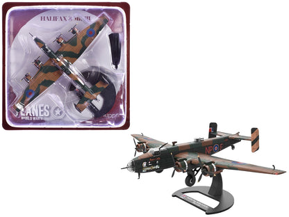 Handley Page Halifax B.MK III Bomber Aircraft "No. 158 Squadron RAF Lissett Yorkshire" Royal Air Force (1944) "Planes of World War II" Series 1/144 Diecast Model Airplane by Luppa  free shipping USA