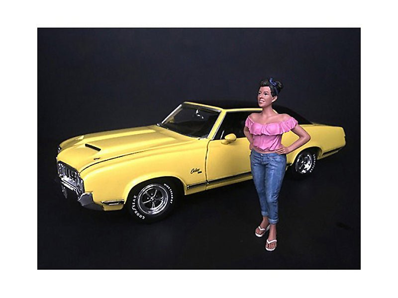 "Hanging Out II" Gloria Figurine for 1/18 Scale Models by American Diorama  free shipping USA