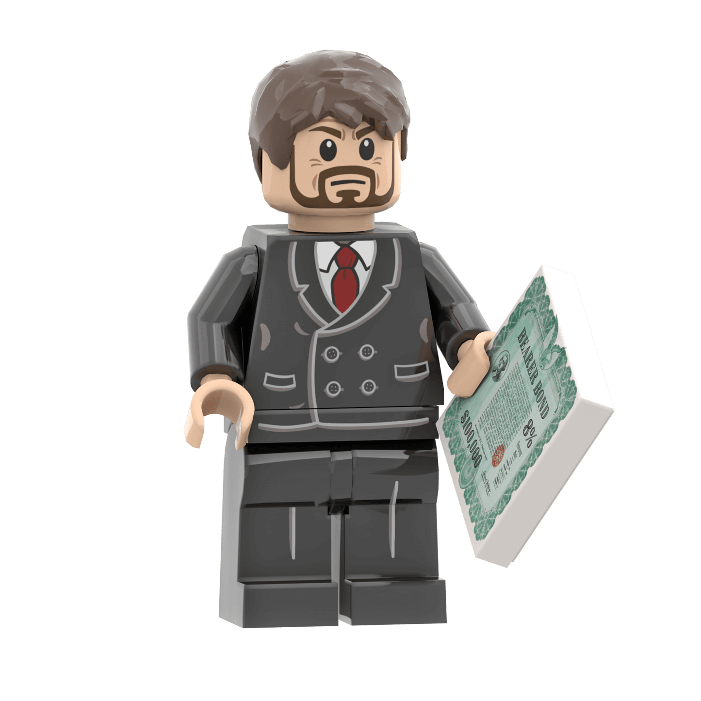 Hans Gruber - Die Hard - Custom Printed Minifig - Made Using LEGO® Parts