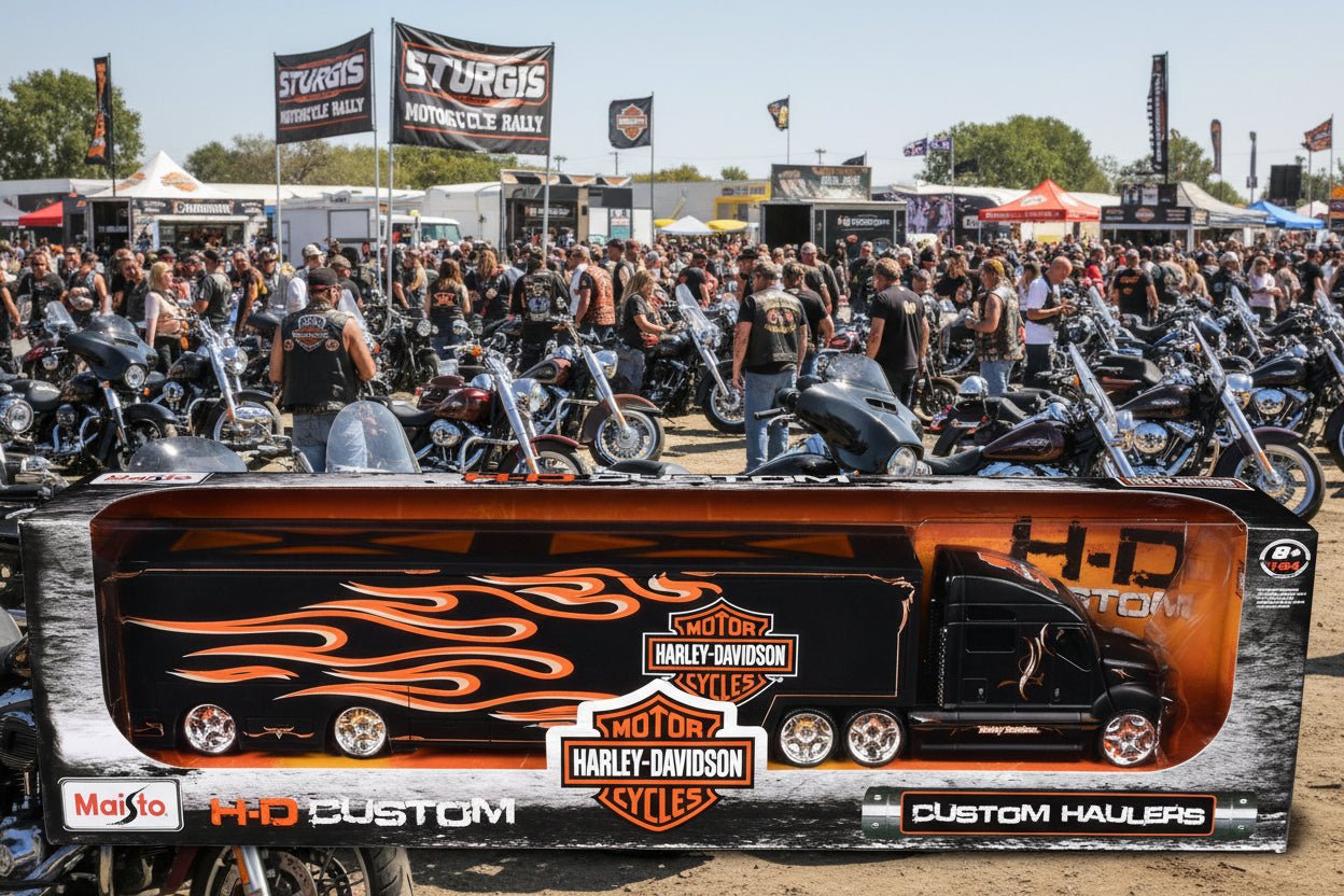Harley Davidson Custom Hauler Trailer Black "Custom Haulers" Series 1/64 Diecast Model by Maisto  free shipping USA