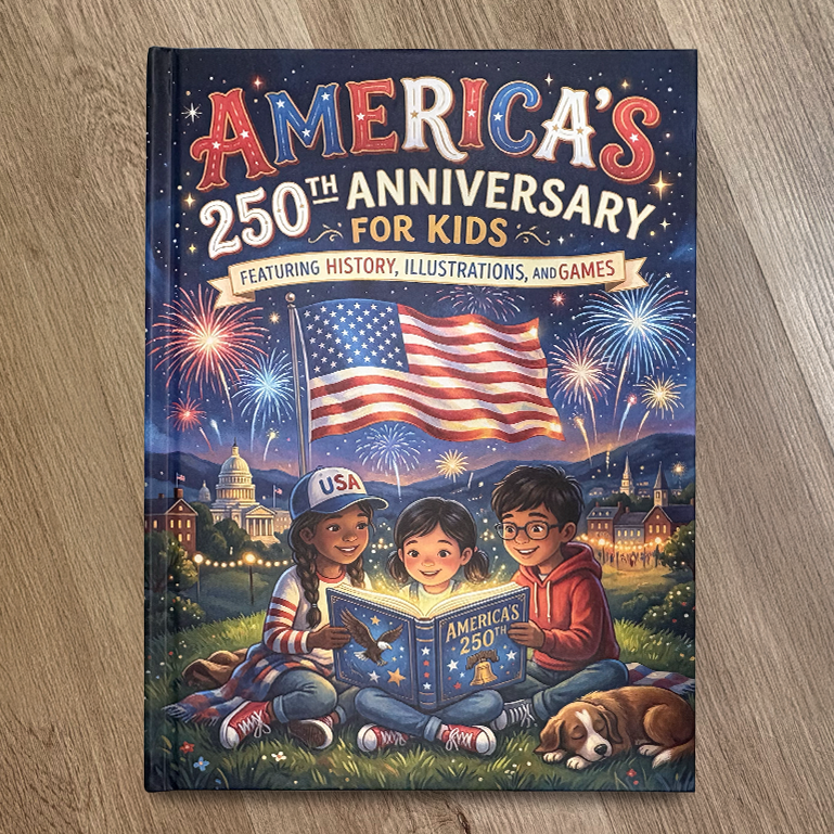 America's 250th Anniversary for Kids (Hardcover Book)