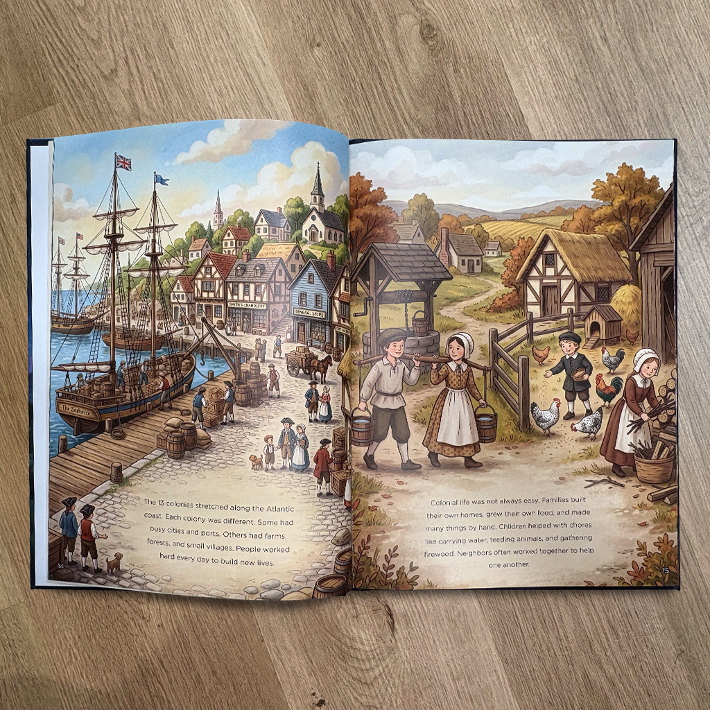 America's 250th Anniversary for Kids (Hardcover Book)