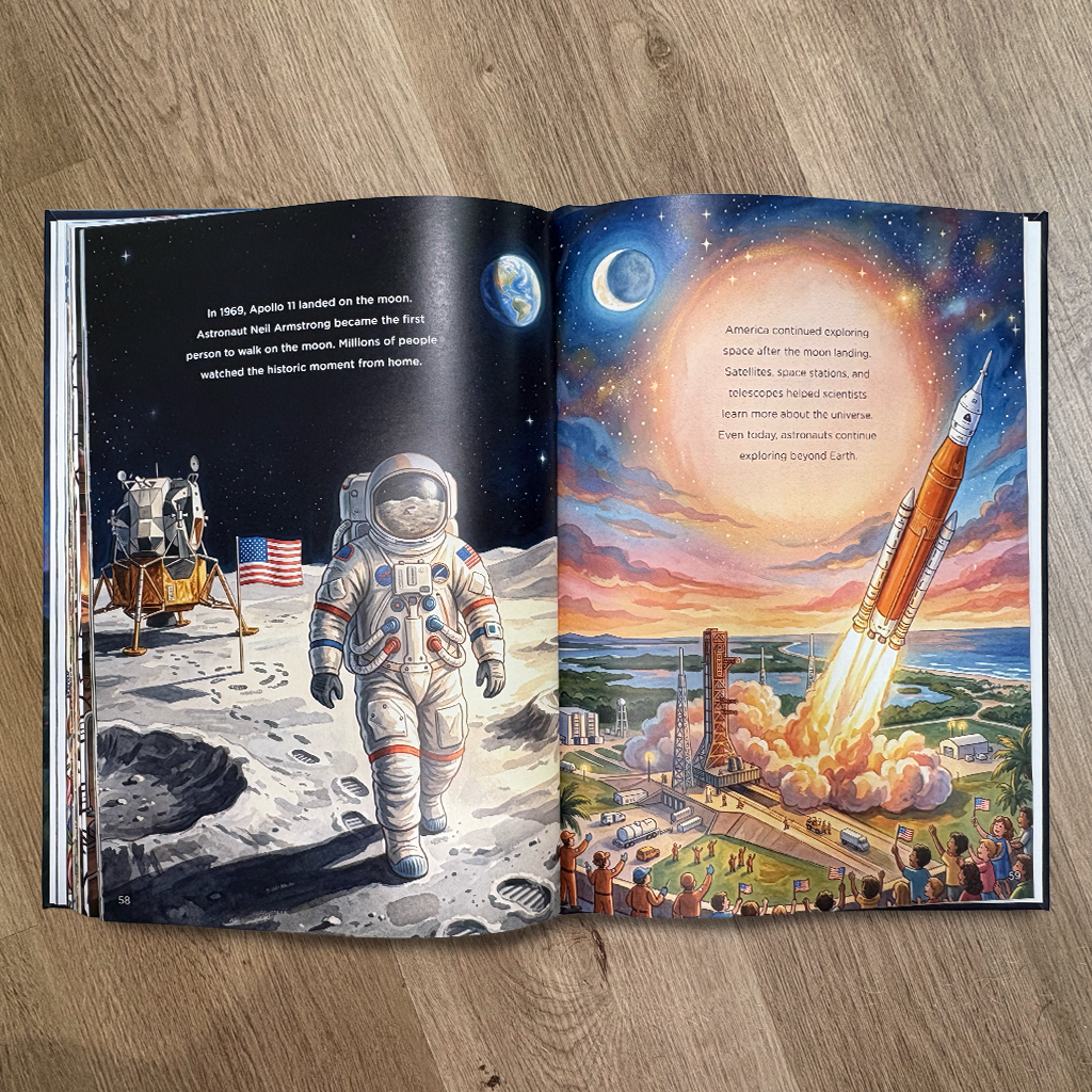 America's 250th Anniversary for Kids (Hardcover Book)